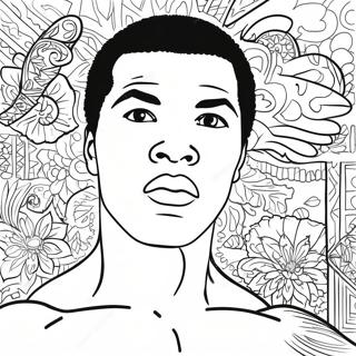 Pagina Para Colorir Do Muhammad Ali 28164-25563