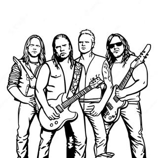 Pagina Para Colorir Os Membros Da Banda Metallica 28185-25581