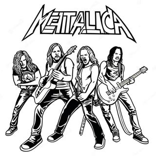 Pagina Para Colorir Os Membros Da Banda Metallica 28185-25584