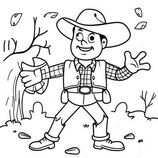 Pagina Para Colorir Woody Em Fantasia Assustadora 28296-25662