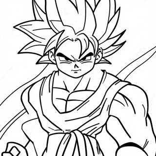 Pagina Para Colorir Goku Super Saiyajin 4 28405-25747