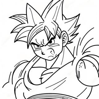 Goku Super Saiyan 4 Em Acao Pagina Para Colorir 28406-25750