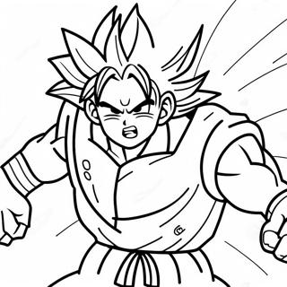 Goku Super Saiyan 4 Em Acao Pagina Para Colorir 28406-25751