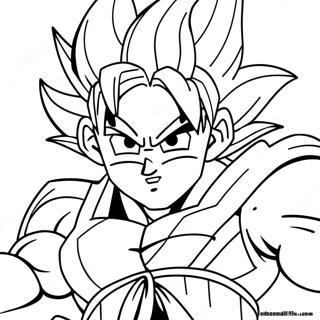 Goku Super Saiyan 4 Em Acao Pagina Para Colorir 28406-25752