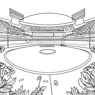 Pagina Para Colorir Do Campo De Futebol 28415-25756