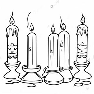 Pagina Para Colorir De Velas Coloridas De Kwanzaa 2849-2310