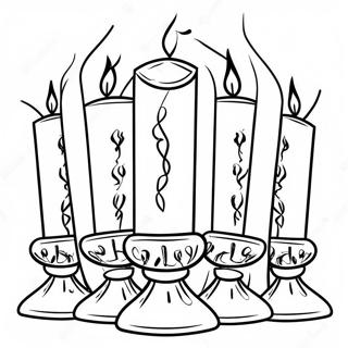 Pagina Para Colorir De Velas Coloridas De Kwanzaa 2849-2312