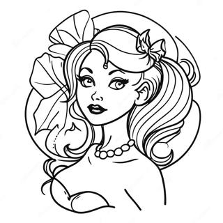 Pagina Para Colorir De Pin Up Vintage 28587-25888