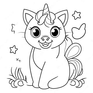 Pagina Para Colorir De Gatinho Unicornio 2858-2314