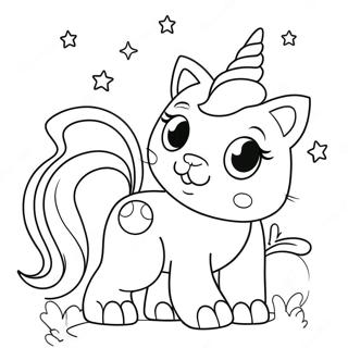 Pagina Para Colorir De Gatinho Unicornio 2858-2315