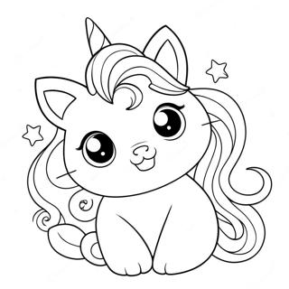 Pagina Para Colorir De Gatinho Unicornio 2858-2316