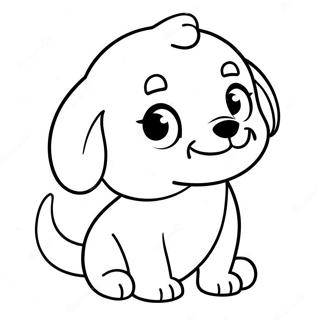 Pagina Para Colorir De Cachorrinho Bsd Fofo 28637-25925