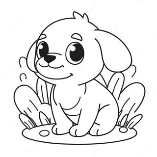 Pagina Para Colorir De Cachorrinho Bsd Fofo 28637-25928