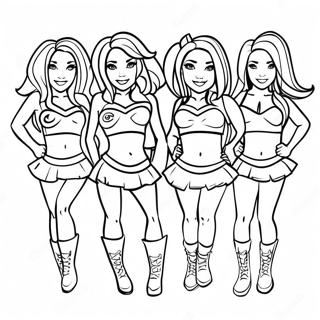 Pagina Para Colorir Das Cheerleaders Do Houston Texans 28717-25991