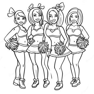 Pagina Para Colorir Das Cheerleaders Do Houston Texans 28717-25992