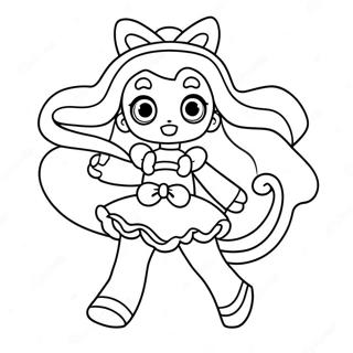 Pagina Para Colorir Da Transformacao Magica De Precure 28747-26015