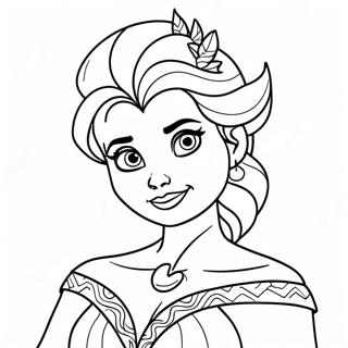 Pagina Para Colorir Da Elsa No Halloween 28816-26068