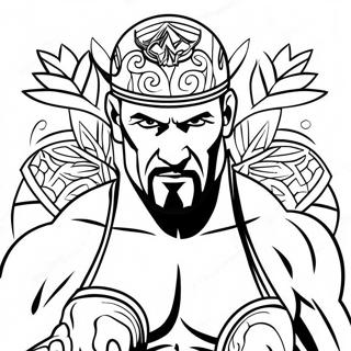 Pagina Para Colorir Da Wwe 28826-26075