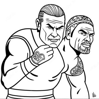 Pagina Para Colorir Dos Superstars Da Wwe Em Acao 28827-26077