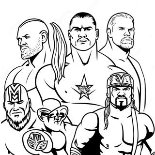 Pagina Para Colorir Dos Superstars Da Wwe Em Acao 28827-26078