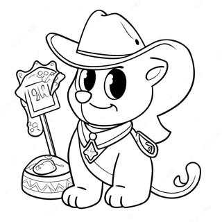 Sheriff Callie Páginas Para Colorir