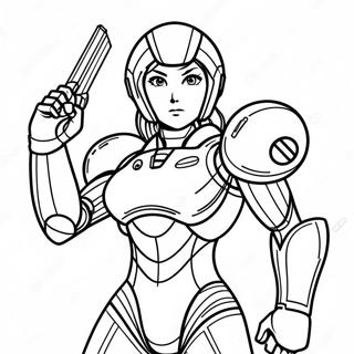 Pagina Para Colorir Da Samus Aran Em Traje De Poder 28857-26101