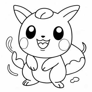 Chibi Pokemon Páginas Para Colorir