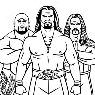 Pagina Para Colorir De Superstars Da Wwe Em Acao 28967-26189