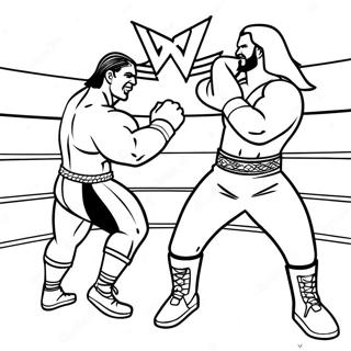 Pagina Para Colorir De Superstars Da Wwe Em Acao 28967-26190