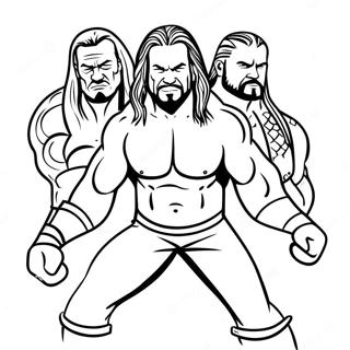 Pagina Para Colorir De Superstars Da Wwe Em Acao 28967-26192