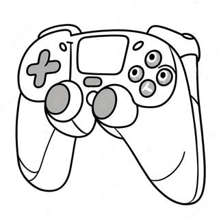 Controle Ps5 Páginas Para Colorir