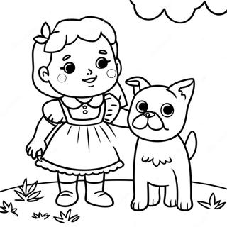 Pagina Para Colorir Da Aventura De Dorothy E Toto 2899-2349