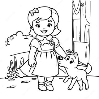 Pagina Para Colorir Da Aventura De Dorothy E Toto 2899-2352