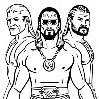 Pagina Para Colorir Superstars Da Wwe Em Acao 29027-26237