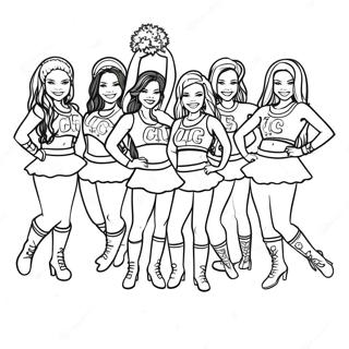 Pagina Para Colorir Cheerleaders Dos Indianapolis Colts 29067-26269