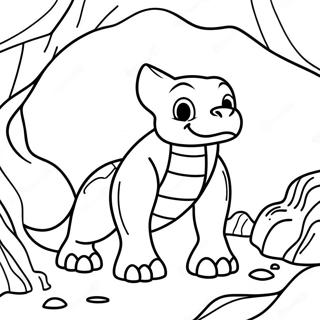 Pagina Para Colorir Onix Em Uma Caverna Rochosa 29127-26320