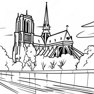 Pagina Para Colorir Catedral De Notre Dame 29137-26325