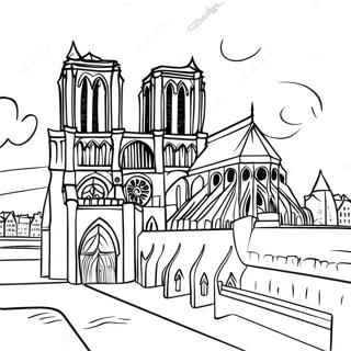 Pagina Para Colorir Catedral De Notre Dame 29137-26326