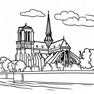 Pagina Para Colorir Catedral De Notre Dame 29137-26327