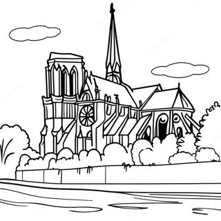 Pagina Para Colorir Catedral De Notre Dame 29137-26328