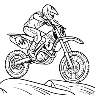 Pagina Para Colorir Corrida De Moto De Terra 291-235