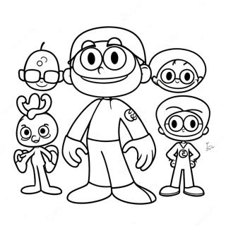 Paginas Para Colorir Dos Personagens Do Laboratorio Do Dexter 29237-26407