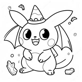 Pagina Para Colorir Do Pokemon De Halloween Fofo 29266-26426