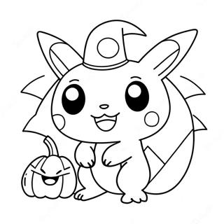 Pagina Para Colorir Do Pokemon De Halloween Fofo 29266-26427