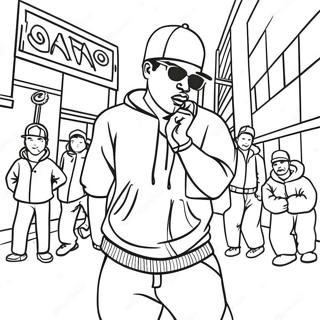 Pagina Para Colorir De Hip Hop 2928-2372