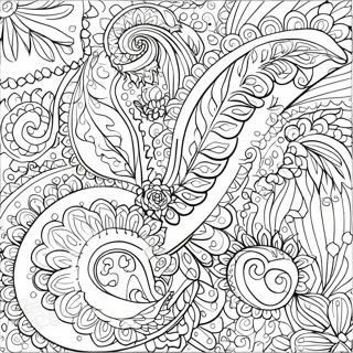 Paisley Páginas Para Colorir