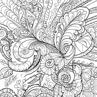 Pagina Para Colorir Do Padrao Paisley 29327-26466