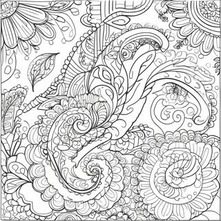 Pagina Para Colorir Com Design Paisley Intricado 29328-26469