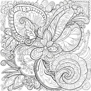 Pagina Para Colorir Com Design Paisley Intricado 29328-26470