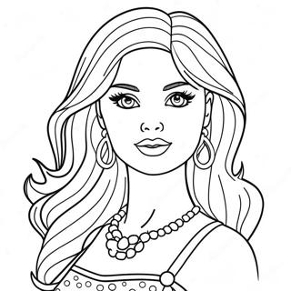 Pagina Para Colorir Da Boneca Barbie Fashionista 29358-26494